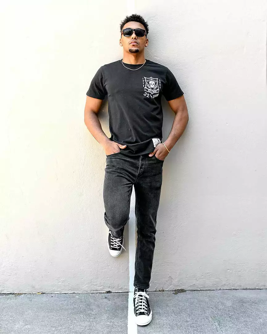 NEW ARRIVALS Bret Hart 32 Time Champ Black Tee 4 NEW ARRIVALS Bret Hart 32 Time Champ Black Tee