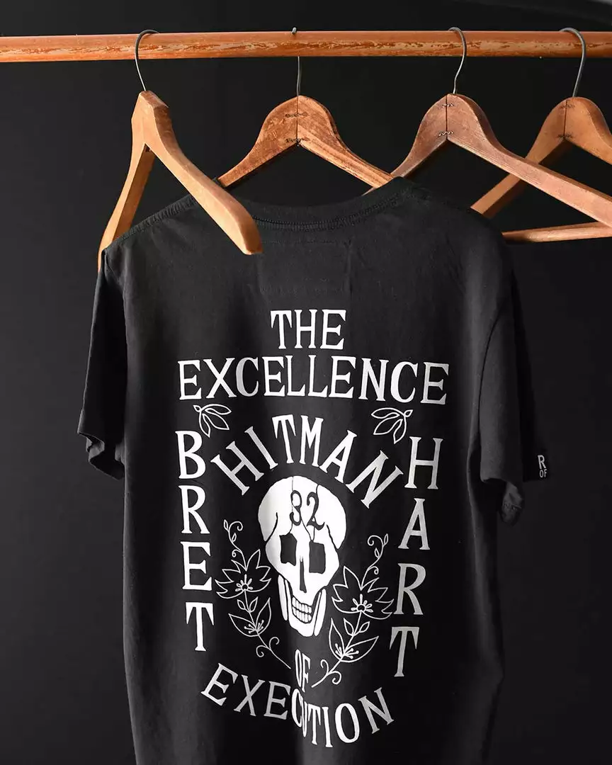 NEW ARRIVALS Bret Hart 32 Time Champ Black Tee 5 NEW ARRIVALS Bret Hart 32 Time Champ Black Tee