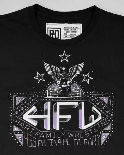 Bret Hart HFW Black Tee