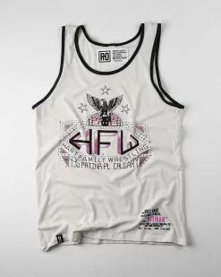 NEW ARRIVALS Bret Hart HFW Vintage White Tank