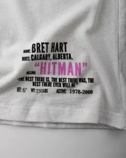 NEW ARRIVALS Bret Hart HFW Vintage White Tank
