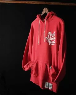 NEW ARRIVALS Bret Hart Hitman Red PO Hoody