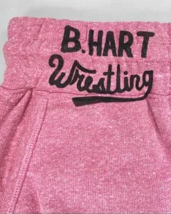 Bret Hart Pink Sweatpants SPORT AND ICON