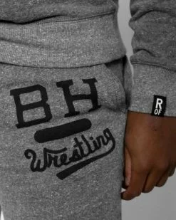 Bret Hart Wrestling Grey Sweatpants
