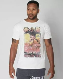 Bruce Lee 1972 Vintage White Tee