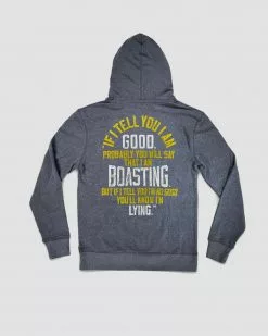 Bruce Lee Boast Quote Navy Hoody 20 Bruce Lee Boast Quote Navy Hoody