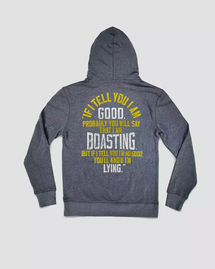 Bruce Lee Boast Quote Navy Hoody 11 Bruce Lee Boast Quote Navy Hoody