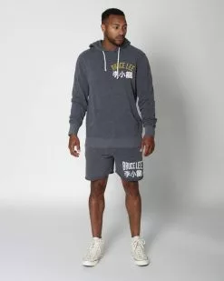 Bruce Lee Boast Quote Navy Hoody