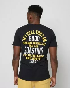 SPORT AND ICON Bruce Lee Boast Quote Tee