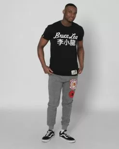 Bruce Lee Dragon Black Tee SPORT AND ICON