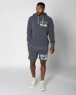 Bruce Lee Dragon Navy Shorts SPORT AND ICON