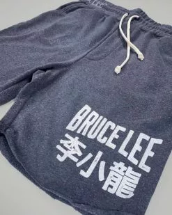 Bruce Lee Dragon Navy Shorts SPORT AND ICON