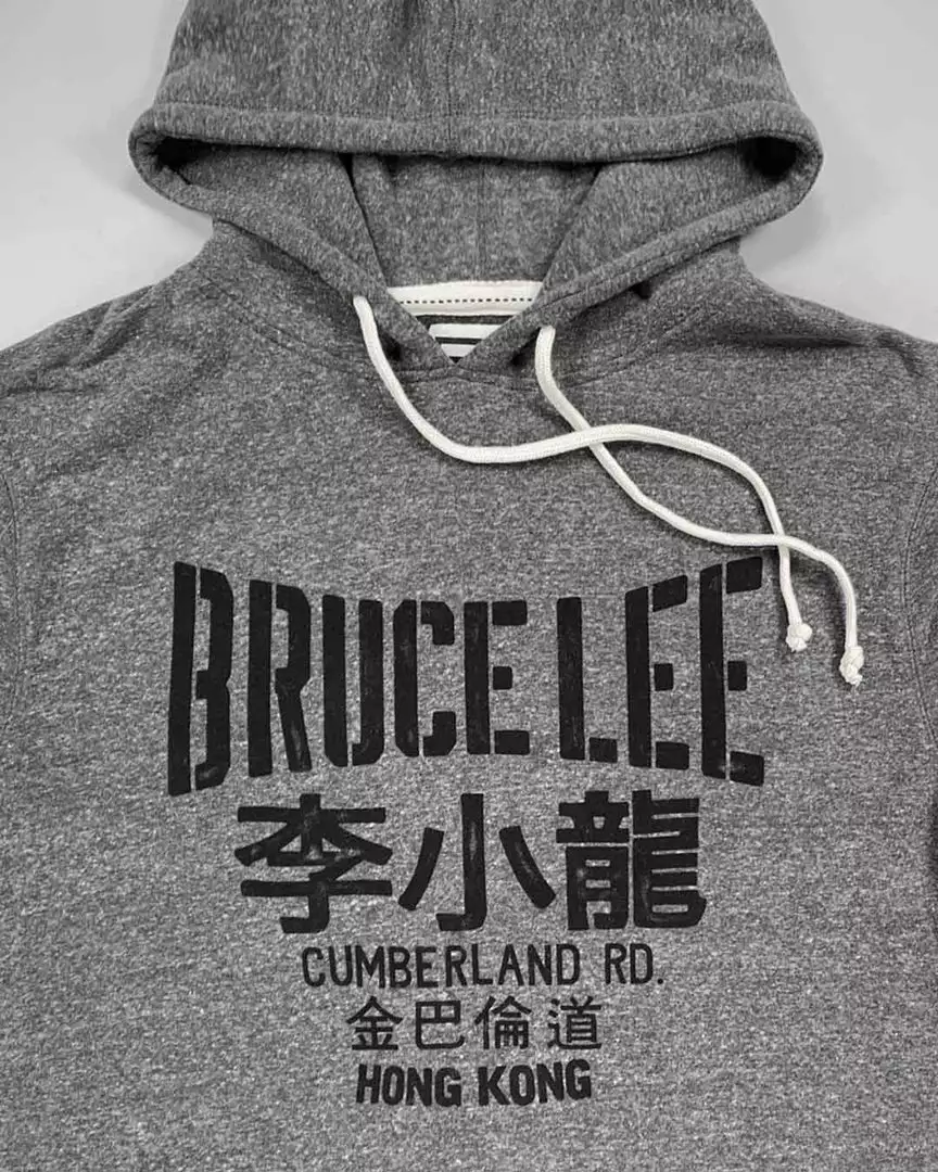 Bruce Lee Grey Pullover Hoody 12 Bruce Lee Grey Pullover Hoody