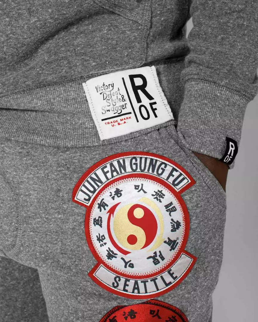 Bruce Lee Grey Pullover Hoody 8 Bruce Lee Grey Pullover Hoody