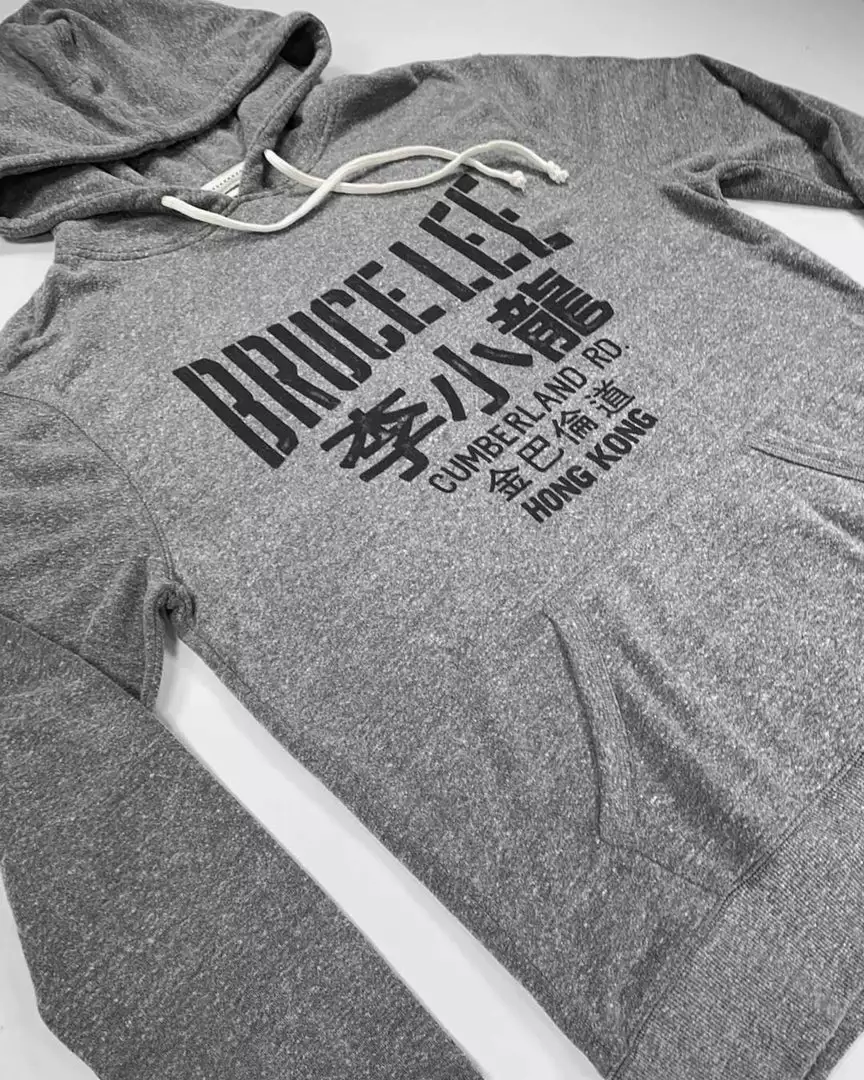 Bruce Lee Grey Pullover Hoody 11 Bruce Lee Grey Pullover Hoody