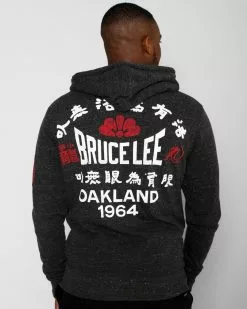 SPORT AND ICON Bruce Lee Oakland 1964 Black FZ Hoody