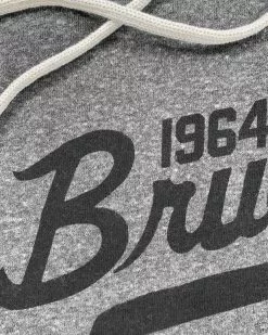 Bruce Lee Script Grey Pullover Hoody