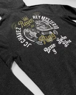 Julio Cesar Chavez / Rey Mysterio Chavez/Mysterio - Reyes Del Ring Black PO Hoody SPORT AND ICON 27 Julio Cesar Chavez / Rey Mysterio Chavez/Mysterio - Reyes Del Ring Black PO Hoody SPORT AND ICON