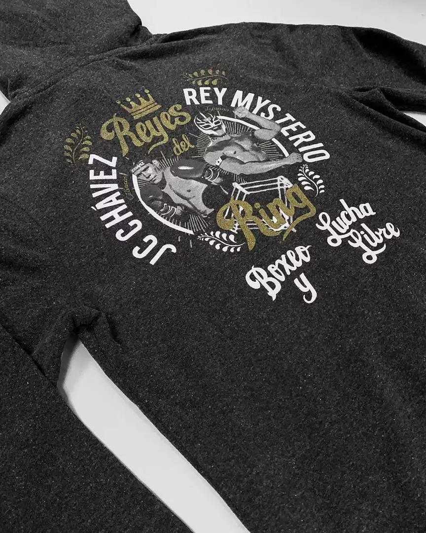 Julio Cesar Chavez / Rey Mysterio Chavez/Mysterio - Reyes Del Ring Black PO Hoody SPORT AND ICON 14 Julio Cesar Chavez / Rey Mysterio Chavez/Mysterio - Reyes Del Ring Black PO Hoody SPORT AND ICON