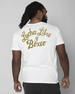 Julio Cesar Chavez / Rey Mysterio SPORT AND ICON Chavez/Mysterio - Reyes Del Ring White Tee