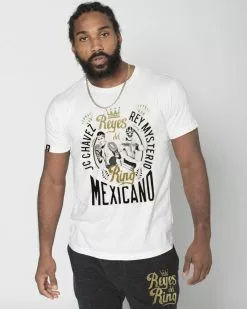 Julio Cesar Chavez / Rey Mysterio SPORT AND ICON Chavez/Mysterio - Reyes Del Ring White Tee