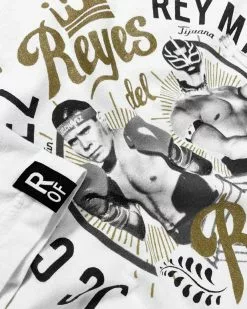 Julio Cesar Chavez / Rey Mysterio SPORT AND ICON Chavez/Mysterio - Reyes Del Ring White Tee