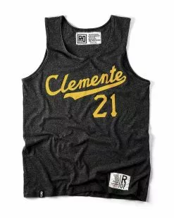Roberto Clemente Clemente #21 Black Tank SPORT AND ICON
