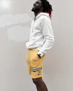 Roberto Clemente Clemente #21 Yellow Shorts NEW ARRIVALS