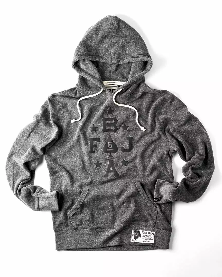 NEW ARRIVALS Fergie Jenkins Black Aces Pullover Hoody 9 NEW ARRIVALS Fergie Jenkins Black Aces Pullover Hoody