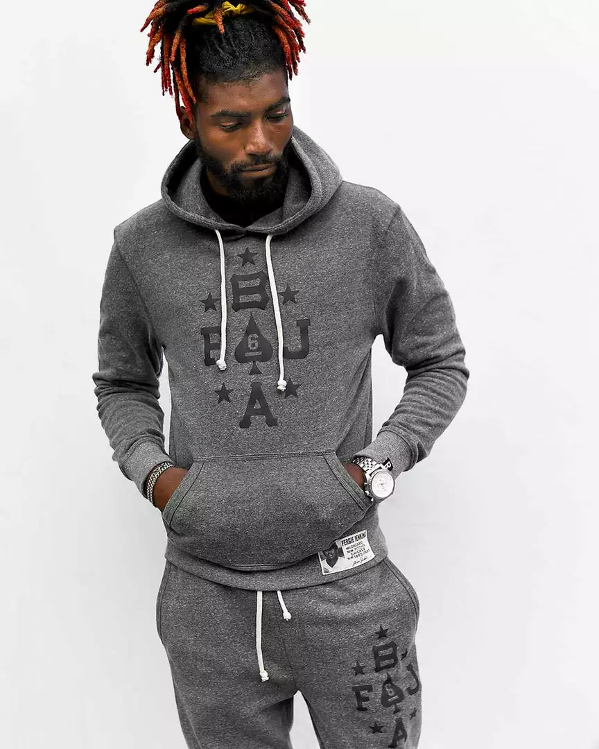 NEW ARRIVALS Fergie Jenkins Black Aces Pullover Hoody 3 NEW ARRIVALS Fergie Jenkins Black Aces Pullover Hoody