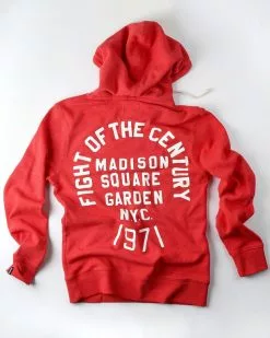 Muhammad Ali FOTC - Ali 1971 MSG Red Pullover Hoody 15 Muhammad Ali FOTC - Ali 1971 MSG Red Pullover Hoody