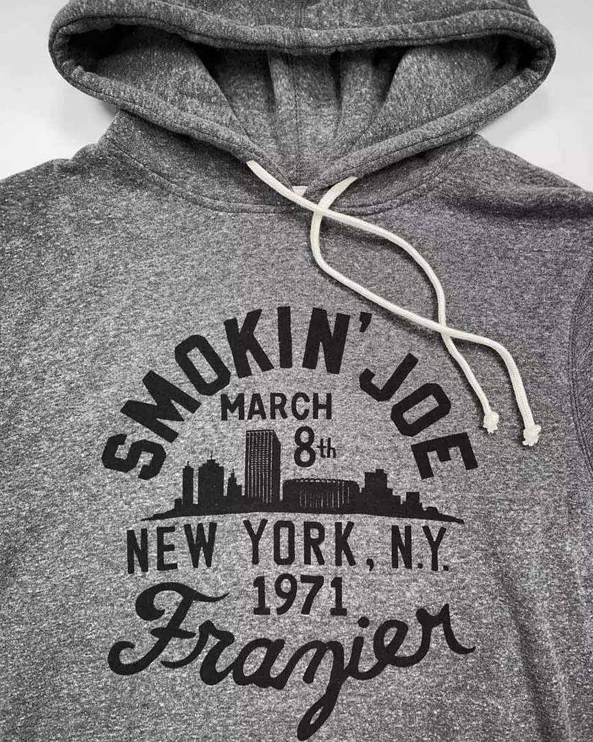Joe Frazier SPORT AND ICON FOTC - Frazier 1971 Grey Pullover Hoody 9 Joe Frazier SPORT AND ICON FOTC - Frazier 1971 Grey Pullover Hoody
