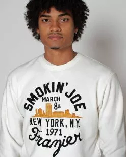 Joe Frazier FOTC - Frazier 1971 MSG White Sweatshirt SPORT AND ICON
