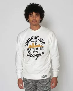 Joe Frazier FOTC - Frazier 1971 MSG White Sweatshirt SPORT AND ICON