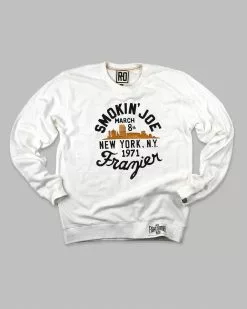 Joe Frazier FOTC - Frazier 1971 MSG White Sweatshirt SPORT AND ICON