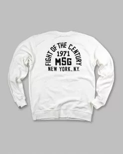 Joe Frazier FOTC - Frazier 1971 MSG White Sweatshirt SPORT AND ICON