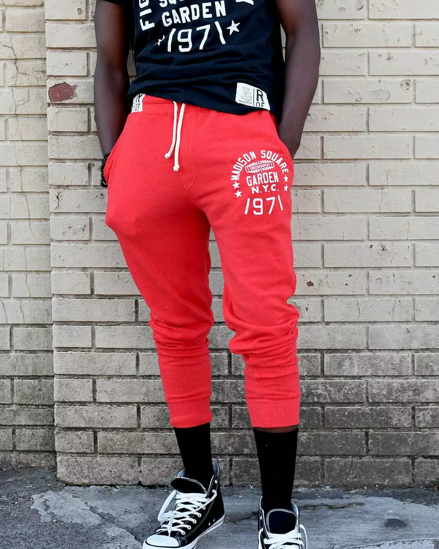 Madison Square Garden SPORT AND ICON FOTC - MSG 1971 Red Sweatpants 3 Madison Square Garden SPORT AND ICON FOTC - MSG 1971 Red Sweatpants