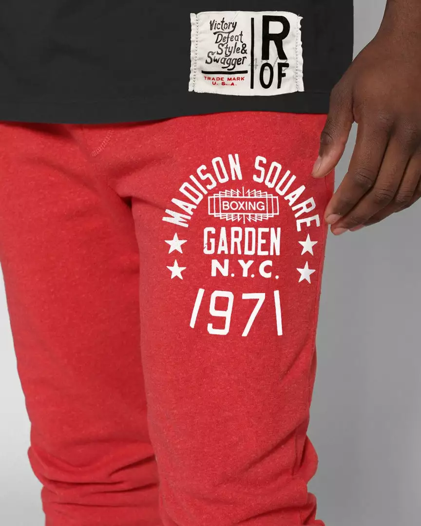 Madison Square Garden SPORT AND ICON FOTC - MSG 1971 Red Sweatpants 6 Madison Square Garden SPORT AND ICON FOTC - MSG 1971 Red Sweatpants