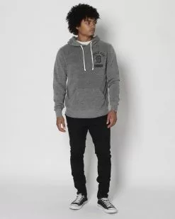 GC/GB - Bruce Lee 1969 Walk On Grey Hoody SPORT AND ICON