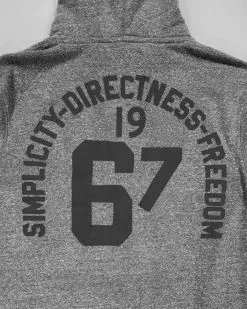 GC/GB - Bruce Lee 1969 Walk On Grey Hoody SPORT AND ICON