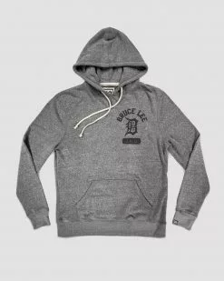 GC/GB - Bruce Lee 1969 Walk On Grey Hoody SPORT AND ICON