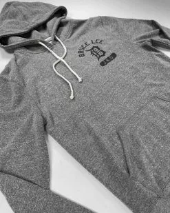 GC/GB - Bruce Lee 1969 Walk On Grey Hoody SPORT AND ICON