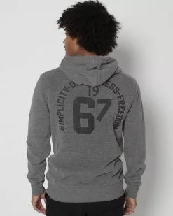 GC/GB - Bruce Lee 1969 Walk On Grey Hoody SPORT AND ICON