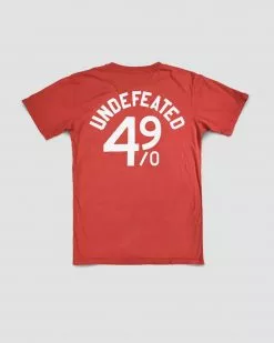 Rocky Marciano GC/GB - Marciano Undefeated Red Tee SPORT AND ICON