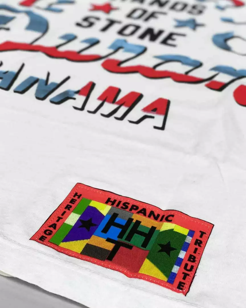 Roberto Duran HHT - Duran Hands Of Stone Vintage White Tee 4 Roberto Duran HHT - Duran Hands Of Stone Vintage White Tee