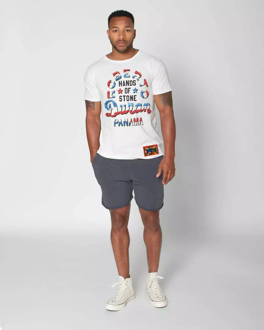 Roberto Duran HHT - Duran Hands Of Stone Vintage White Tee 5 Roberto Duran HHT - Duran Hands Of Stone Vintage White Tee
