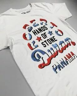 Roberto Duran HHT - Duran Hands Of Stone Vintage White Tee 16 Roberto Duran HHT - Duran Hands Of Stone Vintage White Tee