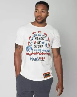 Roberto Duran HHT - Duran Hands Of Stone Vintage White Tee