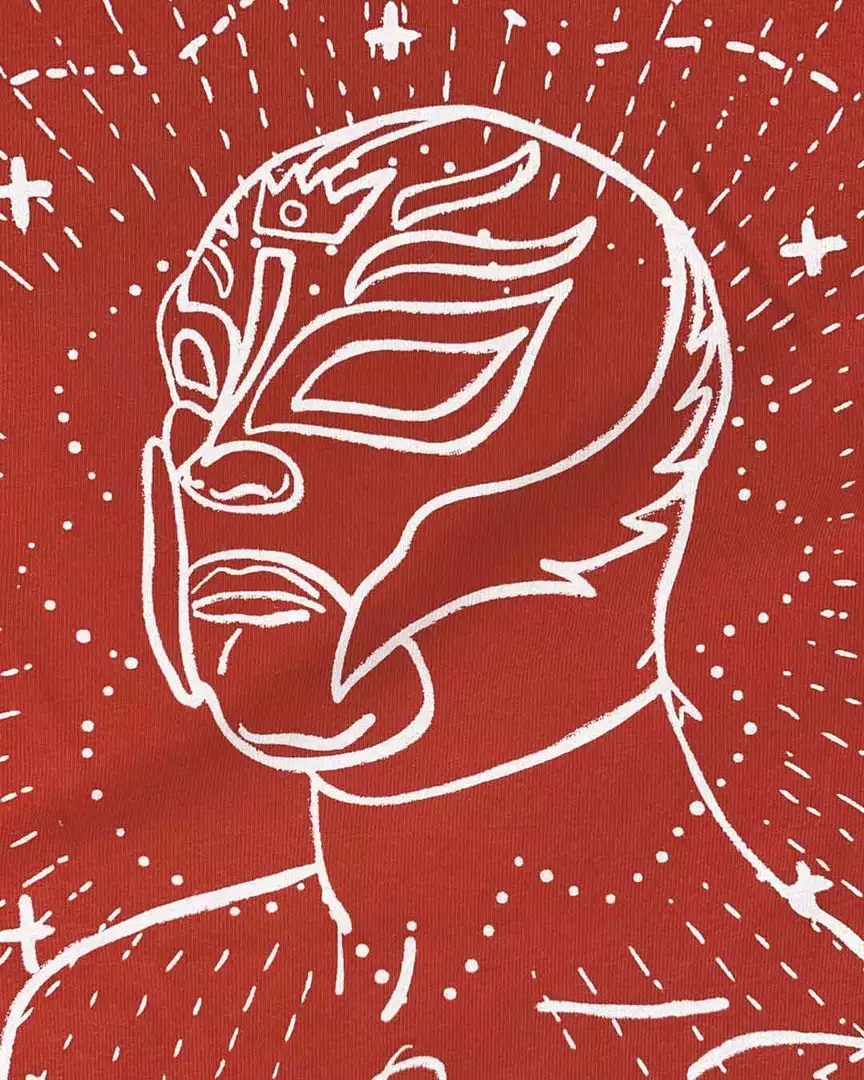 HHT - Rey Mysterio ‘Legend Of The Lucha Libre’ Red Tee 4 HHT - Rey Mysterio ‘Legend Of The Lucha Libre’ Red Tee