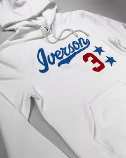 Allen Iverson SPORT AND ICON Iverson #3 Ivory Hoody